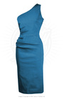 Norma Wiggle Dress in Teal