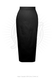 Retro 50s Pencil Skirt - Black
