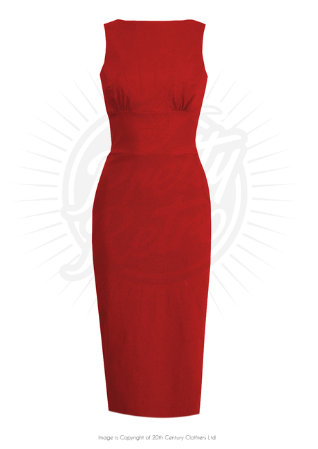 Retro Audrey Dress - Red
