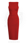 Retro Audrey Dress - Red