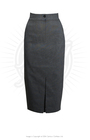 Retro 50s Pencil Skirt - Pin Stripe