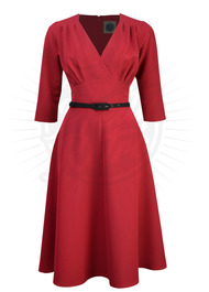Pretty Classic 40s Dress - Red