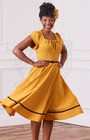 Pretty Dancing Dress - Mustard