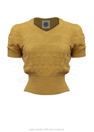Pretty Sweetheart Top - Gold