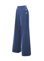 Pretty 40s Swing Pants - Airforce Blue